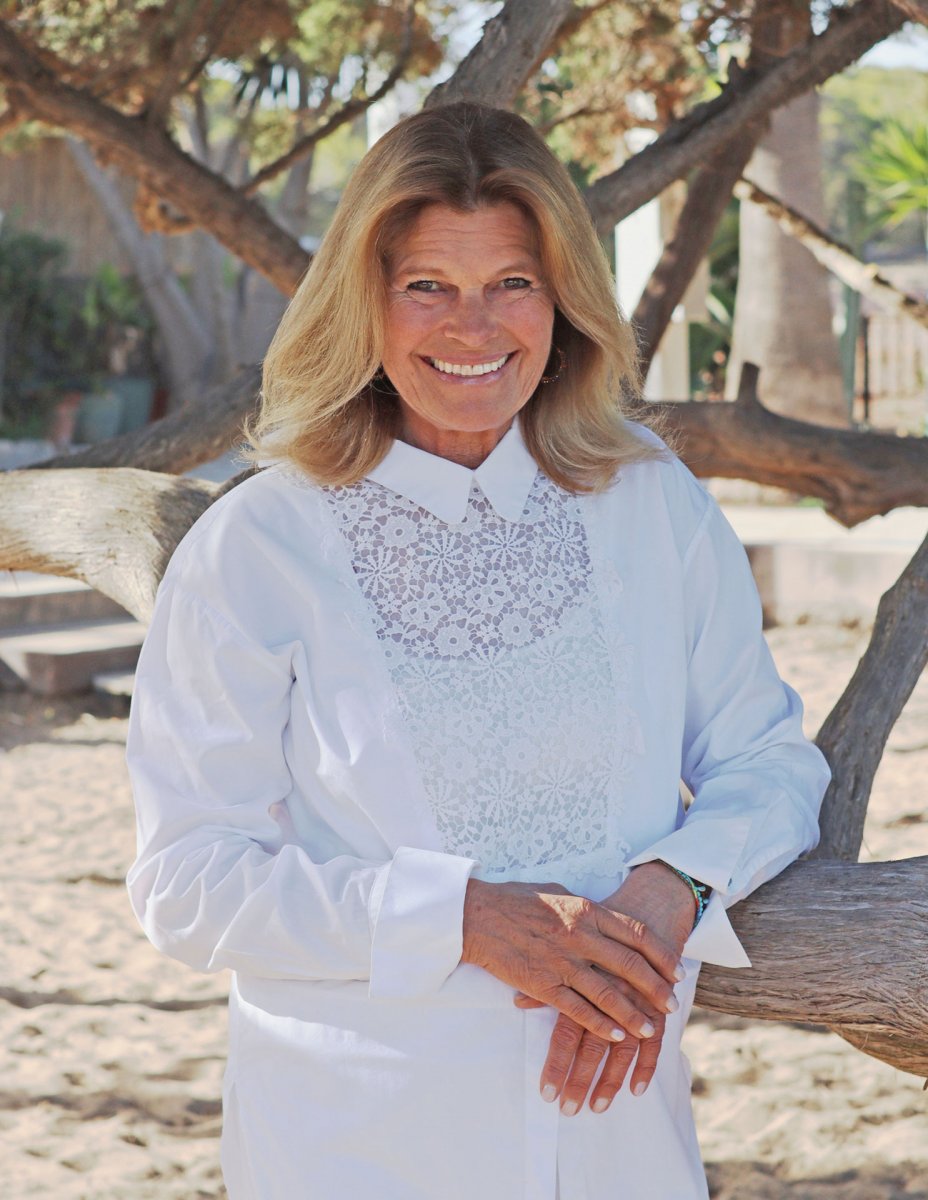 Birgit Mennekes auf Ibiza